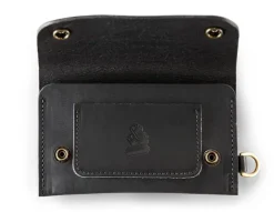 &SONS Leather Goods></noscript>Black Leather Wallet