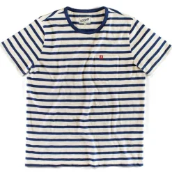 &SONS Tops></noscript>Breton Striped T Shirt Blue