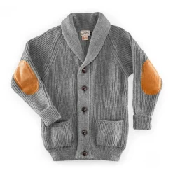 &SONS Jackets & Coats></noscript>Pioneer British Wool Cardigan Grey