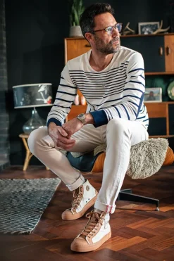 &SONS Tops></noscript>21 Breton Long Sleeve Top