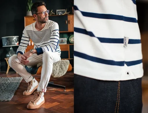 &SONS Tops>21 Breton Long Sleeve Top