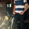 &SONS Tops>75 T-Shirt Indigo Stripe