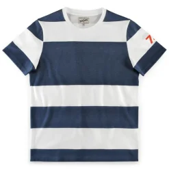 &SONS Tops></noscript>75 T-Shirt Indigo Stripe
