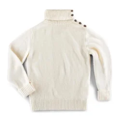 &SONS Jackets & Coats></noscript>Ahab Submariner Rollneck Jumper Ecru