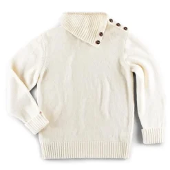 &SONS Jackets & Coats></noscript>Ahab Submariner Rollneck Jumper Ecru