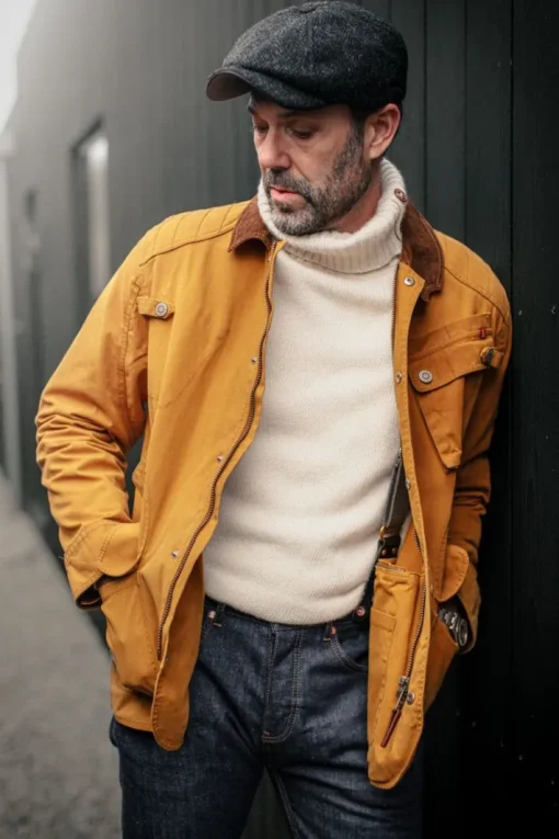 &SONS Jackets & Coats>Ahab Submariner Rollneck Jumper Ecru