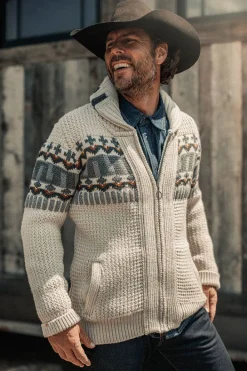 &SONS Jackets & Coats></noscript>Alpine Cardigan Ecru