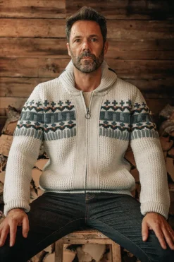 &SONS Jackets & Coats></noscript>Alpine Cardigan Ecru