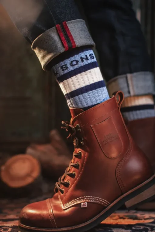 &SONS Footwear>Baseline Socks Navy