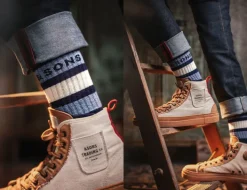 &SONS Footwear></noscript>Baseline Socks Navy