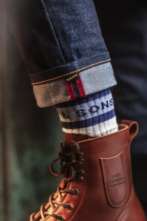 &SONS Footwear>Baseline Socks Navy