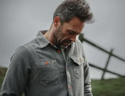 &SONS Tops></noscript>Cloud Shirt Grey