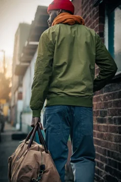 &SONS Jackets & Coats></noscript>Harris Bomber Jacket Army Green
