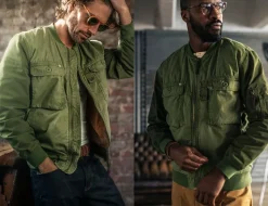&SONS Jackets & Coats></noscript>Harris Bomber Jacket Army Green