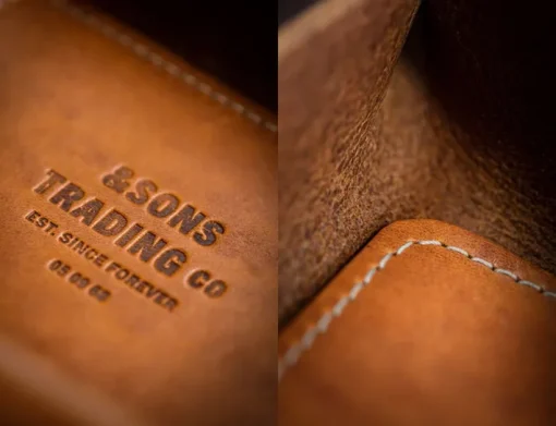 &SONS Leather Goods>Leather Tray Tan