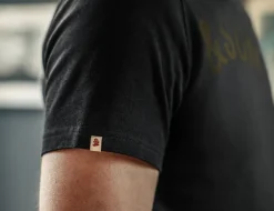&SONS Tops></noscript>Original Old Yellow Logo T-Shirt Black