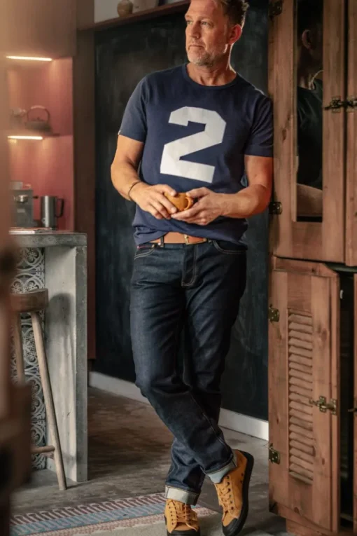 &SONS Tops>Racing 2 T-Shirt Navy