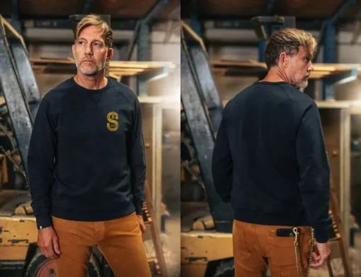 &SONS Jackets & Coats>Sigma Sweatshirt Navy