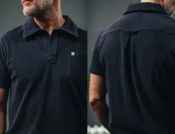 &SONS Tops></noscript>Solar Polo Navy