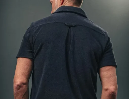 &SONS Tops>Solar Polo Navy