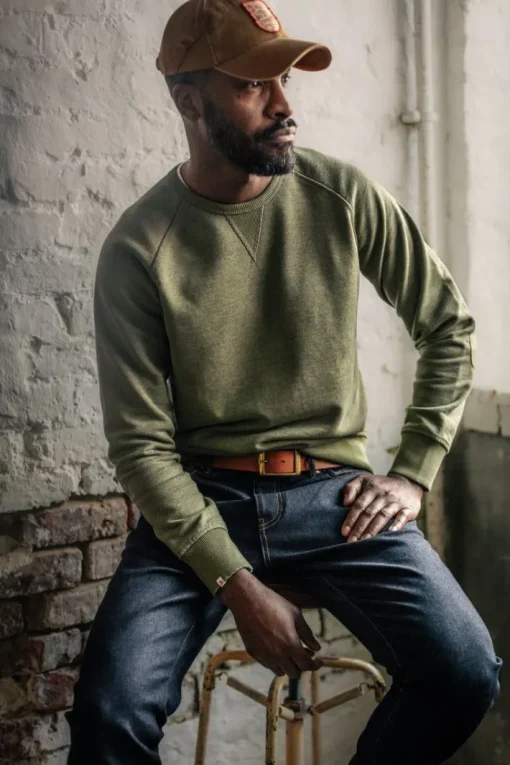 &SONS Jackets & Coats>Surplus Green Sweatshirt