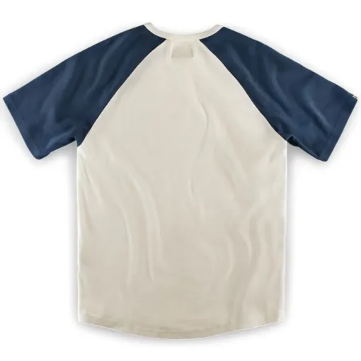 &SONS Tops>The Chariot Henley Shirt Raw/Indigo