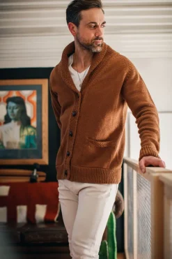 &SONS Jackets & Coats></noscript>Turner Cardigan Rust