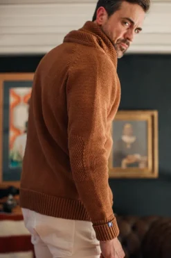 &SONS Jackets & Coats></noscript>Turner Cardigan Rust