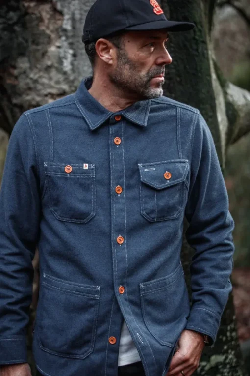 &SONS Headwear>Woollen Snap Cap Navy