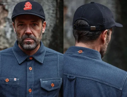 &SONS Headwear>Woollen Snap Cap Navy
