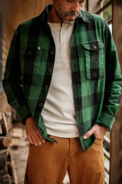 &SONS Jackets & Coats></noscript>Yukon Flannel Field Shirt Green