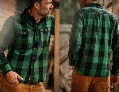 &SONS Jackets & Coats></noscript>Yukon Flannel Field Shirt Green