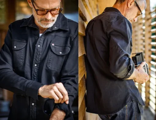 &SONS Tops>Sunday Shirt Black