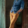 &SONS Tops>Sunday Shirt Light Denim
