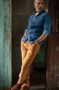 &SONS Tops>Sunday Shirt Light Denim