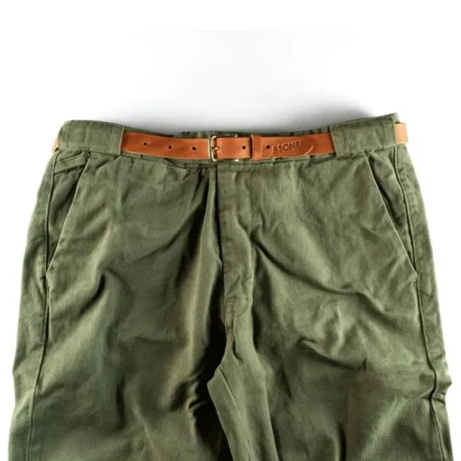 &SONS Leather Goods>Virgil Thin Tan Leather Belt